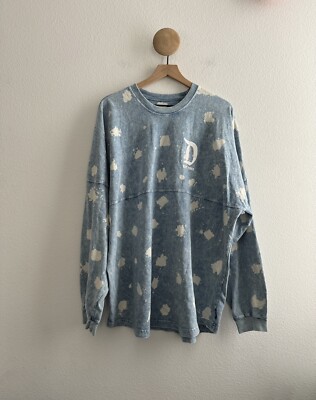 Disney Parks Disneyland Bleached Denim Effect Spirit Jersey Size XXL