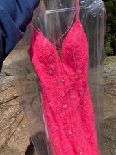 Sherri hill pink prom dress in perfect condition size 2-4