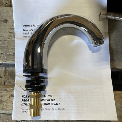 #ad Rubbermaid 1903200 Deck Mount Auto Faucet Valve Control Module Touch Free CHROME $176.15