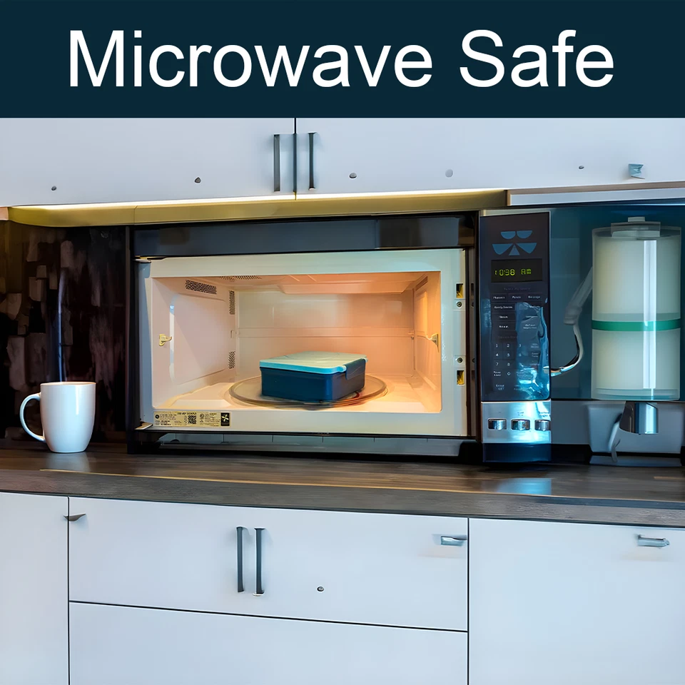 Lancheira Bento para adultos, crianças, frasco térmico de aço inoxidável, à prova de vazamentos - Imagem 3 de 4