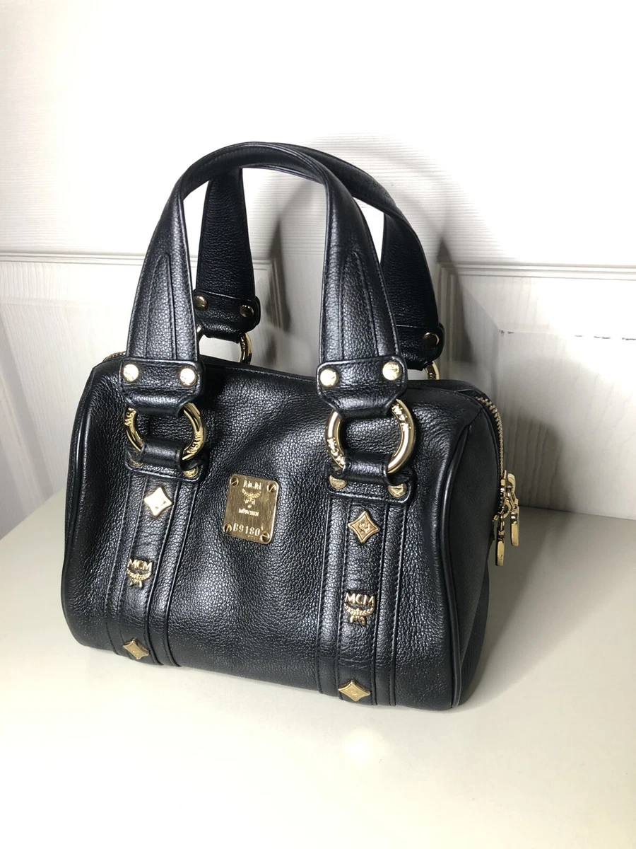 authentic mcm boston bag