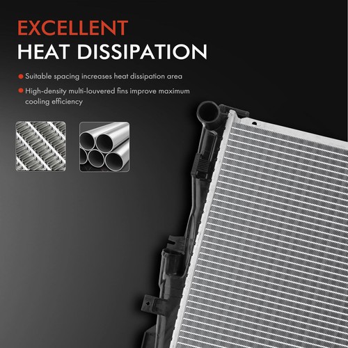 New Aluminum Radiator for Mercedes-Benz 300SE 300SEL W126 1988 1989-1991 L6 3.0L - Picture 5 of 8