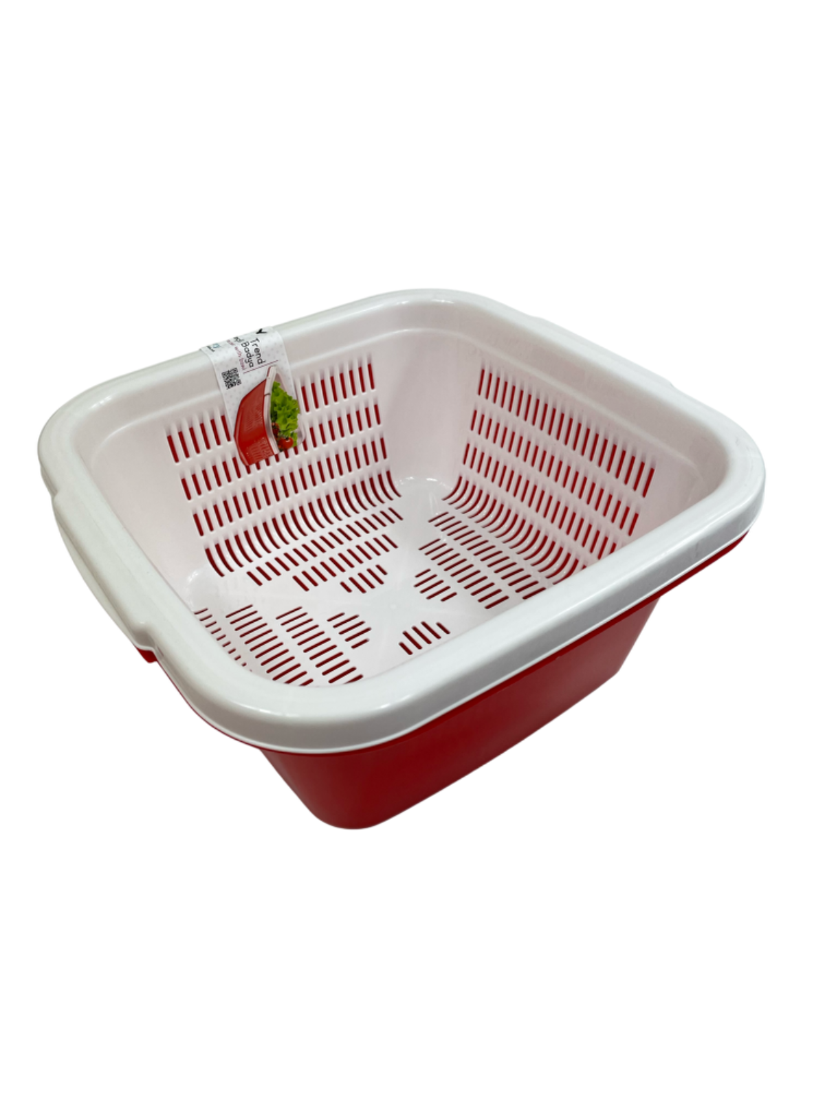 (4LT) Plastic Strainer Rice,Veg, fruits Washing Basket, Detachable