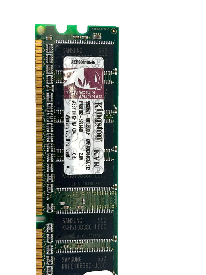 Kingston ValueRAM KVR400X64C3A/512 Standard Desktop Memory Module - Image 3 of 4
