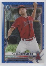 2021 Bowman Chrome Prospects Mega Box Blue Mojo Refractor /150 Reid Detmers 0v3r