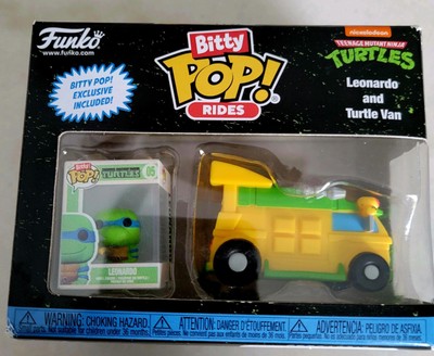 Funko Bitty Pop! Rides: Teenage Mutant Ninja Turtles - Leonardo and Turtle Van -