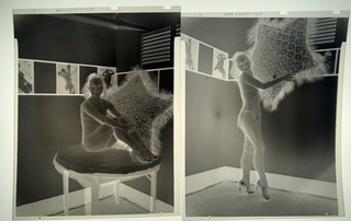 14 LARGE FORMAT NEGATIVES 4"X5" AMATEUR BURLESQUE STARLET SEATTLE 1941