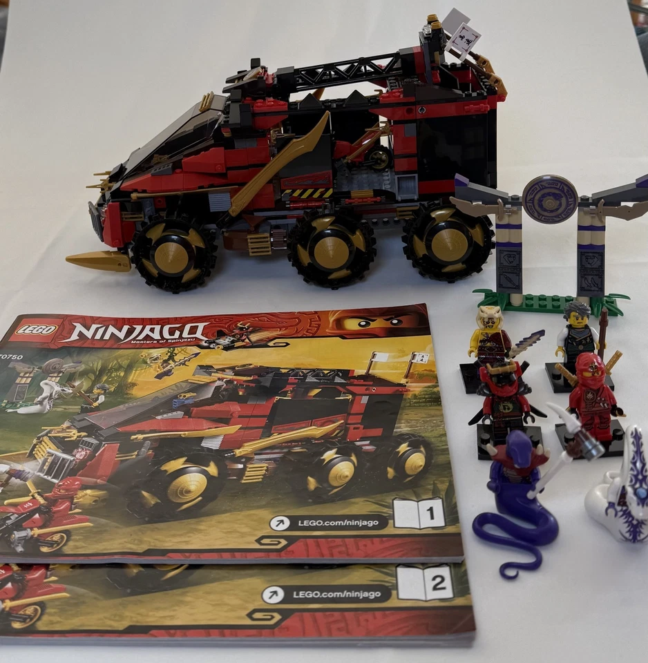 LEGO 70750 Ninjago Ninja DB X Juego Retirado Usado 100% Completo Envío GRATIS Foto 2 de 4