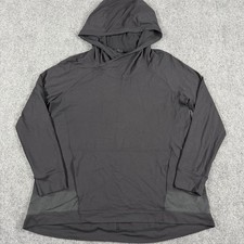 Lululemon Starting Place Hoodie Womens 8 Black Pullover Rulu Soft Pocket Casual