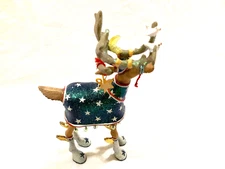 7" Patience Brewster Krinkles Reindeer DashAway Comet Ornament
