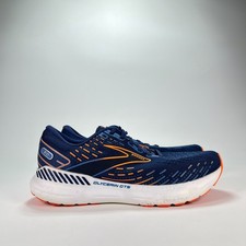 Brooks Glycerin GTS 20 Blue Orange Lace Up Running Shoes 1103831D444 Men's Sz 10