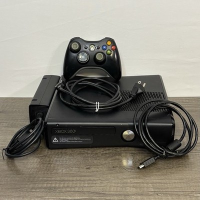 Microsoft XBox 360 S Slim Black Video Game Console System 360S Bundle