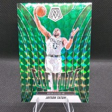 Panini 2024-25 Mosaic Elevate Jayson Tatum Green Mosaic Prizm #4 Boston Celtics
