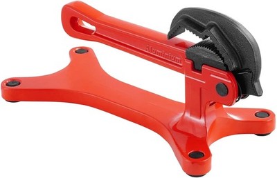 Pipe Vise, Portable Pipe Vice for 1/8 to 1-1/2 Inch Pipes, Lightweight Aluminu