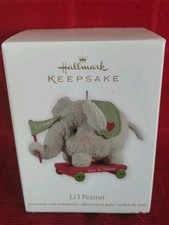 Hallmark: Li'l Peanut Baby's First Christmas Ornament new in mint condition box