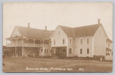 Baldwins Store Pittsburg New Hampshire RPPC Postcard