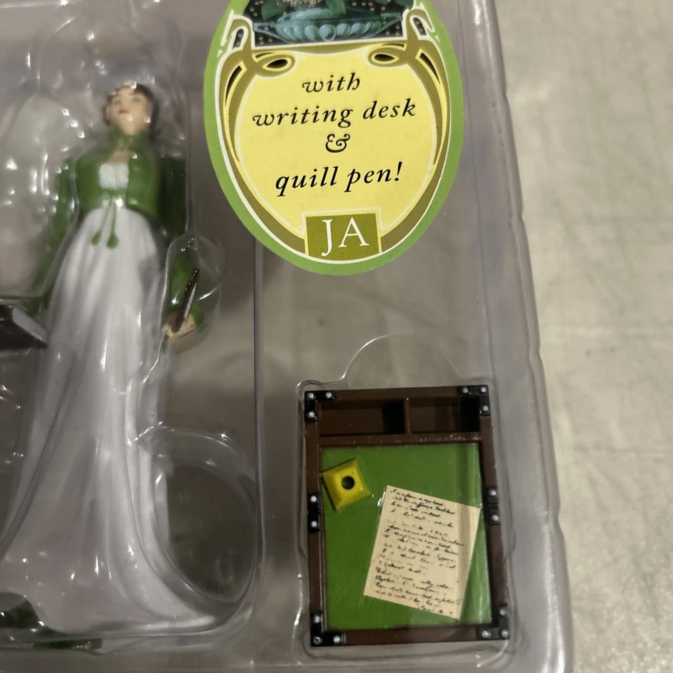 Figura de acción Jane Austen 5,5" posable con escritorio + pluma caja abierta Foto 3 de 4