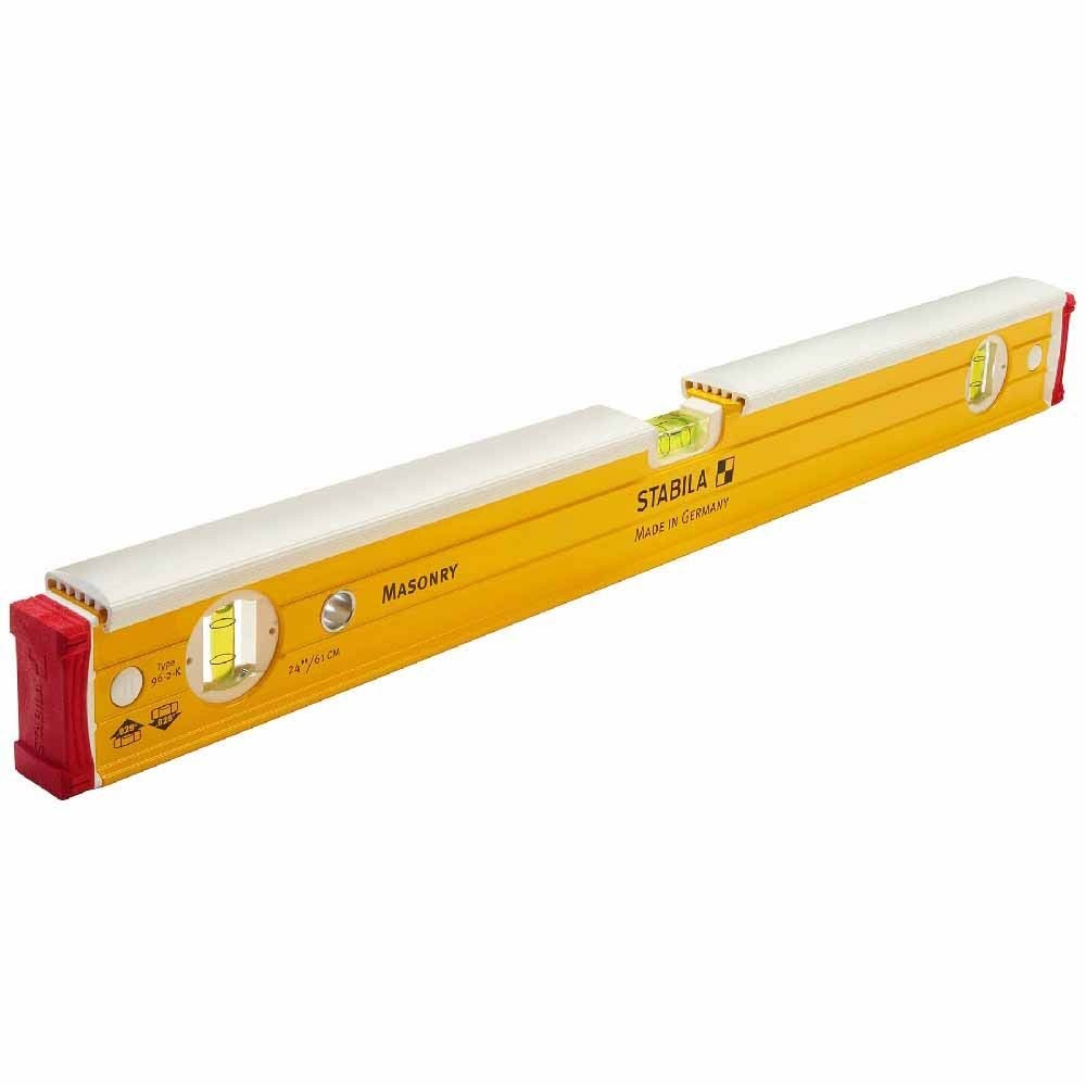 Stabila 36424 24in Type 96-2 K Mason's Level with Strike Zone Shield