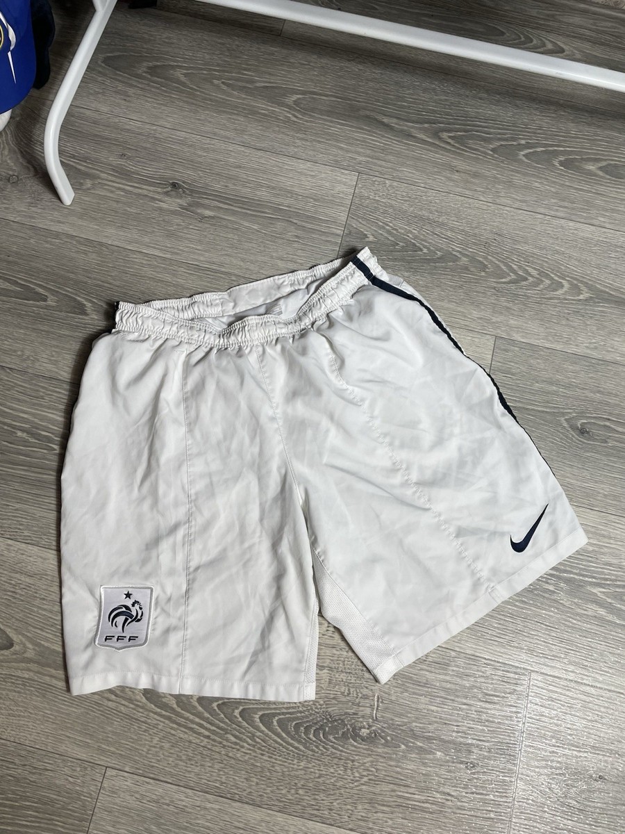 Nike FFF France Football Soccer Shorts Les Bleus 2011/2012 White