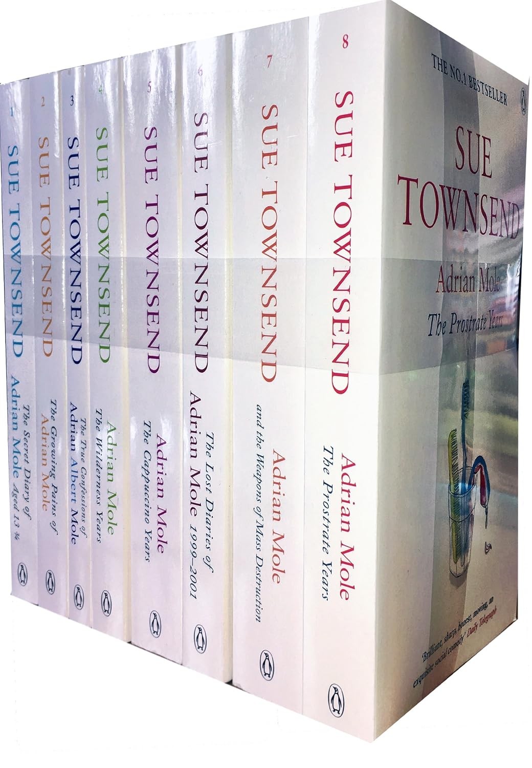 Sue Townsend Adrian Mole 8 Books Collection set pack