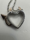 Sterling Silver 925 Necklace & Sterling Silver Devil Heart Pendant. 2.89 Gram — photo 4