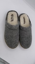 Sorel Womens 6 Nakiska Scuff Slippers Wool Felt Gum Soles Quarry Natural  AA12