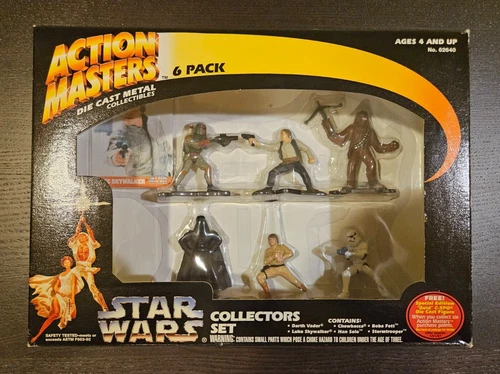 Kenner Star Wars Action Masters Die Cast Metal Figures 6 Pack Collectors Set MIB