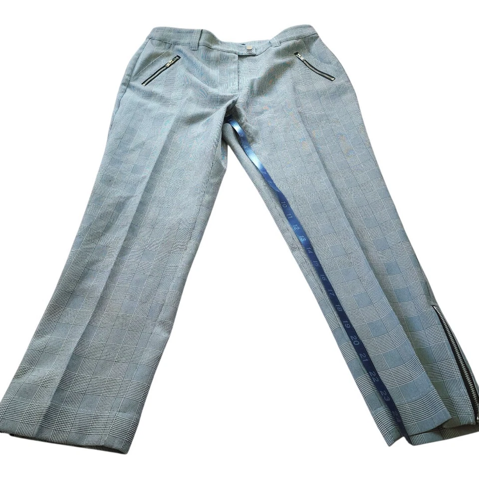 Guess Los Angeles Mujer Cuadros Gris Negocios Informal Talla 4 Y2k Retro  Foto 3 de 4