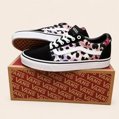 Vans Ward Animal Gradient Lilac Rose Sneaker Damen Gr. 40 UK 6.5 Rosa Schwarz...