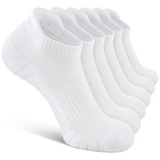 6 Pack Men's Ankle Socks With Cushion - Athletic Low Cut Sports Socks for Wom...