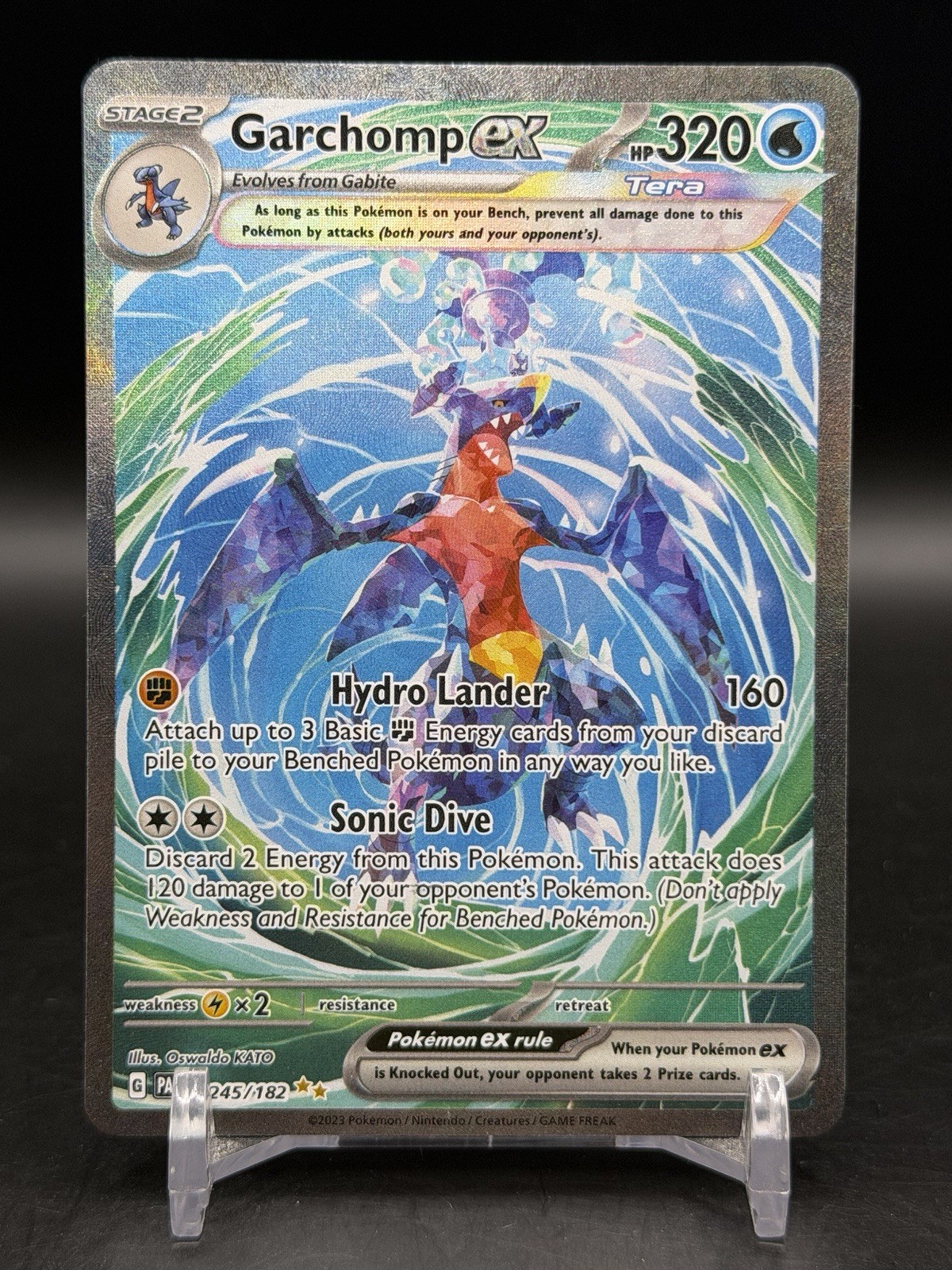 Garchomp ex 245/182 Pokemon Paradox Rift Special Illustration Rare English NM