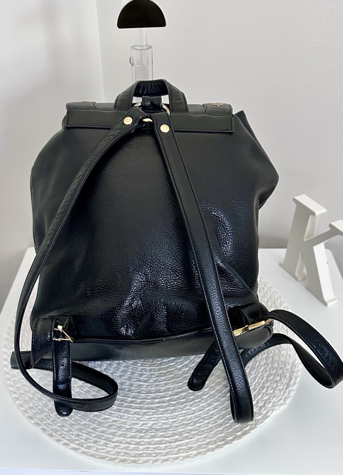 Authentic MCM Black Heritage Drawstring Leather B… - image 7