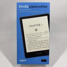 New WiFi Only Amazon Paperwhite Signature 32GB Black SA569P
