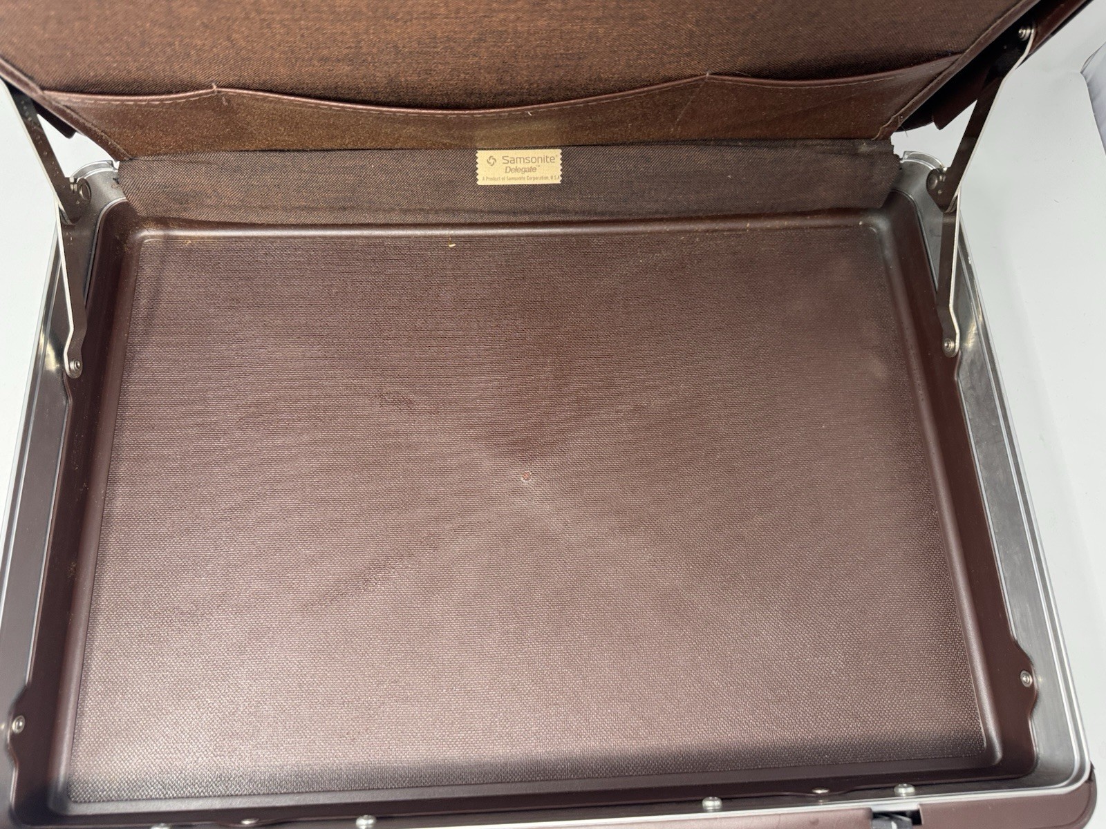 Samsonite Delegate Attache Briefcase Brown Hard S… - image 11