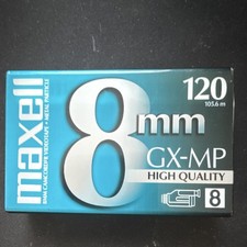 Maxell 8mm GX-MP High Quality Recordable Camcorder Tape 120min