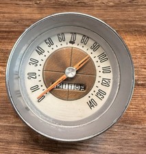 Vintage 1958 1959 1960 Ford Thunderbird Speedometer 140 Mph W Bezel