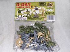 BMC D Day Invasion US British German Soldier 34 Figures 54MM 40024