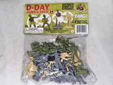 BMC D Day Invasion US British German Soldier (34) Figures 54MM #40024