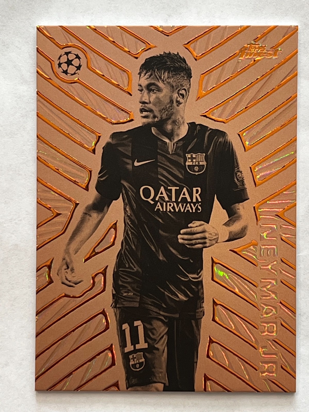 Topps Finest Season 2025-26 UEFA Neymar Jr Copper #FI-3 SSP