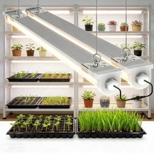10-Pack 3FT LED Grow Lights IP65 36W Indoor Linkable LED Tube Plant Growing Lamp