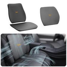 Seat Cushion Back Support Lumbar Pillow for Tesla Model Y 3 S X Breathable Ho...