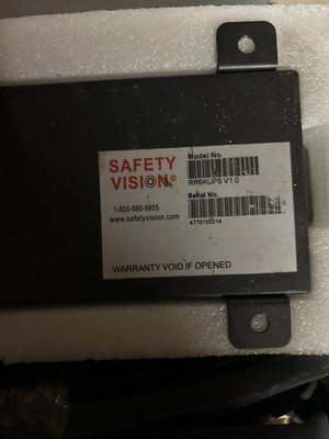 Safety Vision RR6KUPS V1.0 Vehicle UPS Power Module Black Metal Housing