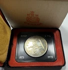 1973 Canada Silver Dollar $1 in OGP RCMP
