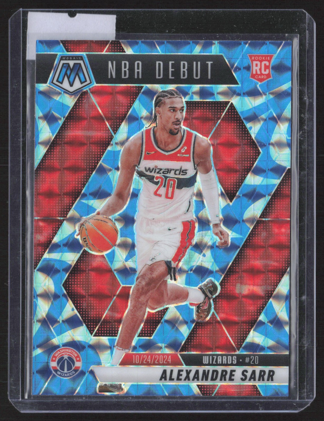 Alexandre Sarr 2024-25 Panini Mosaic Reactive Blue Mosaic #254