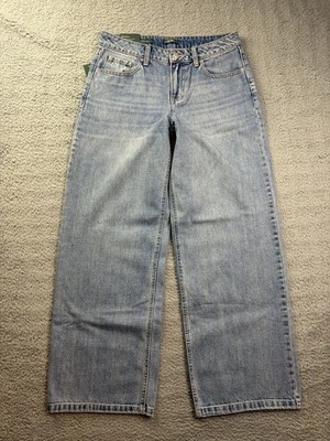 Wild Fable Womens Juniors 6 Light Wash Low Rise Baggy Jeans