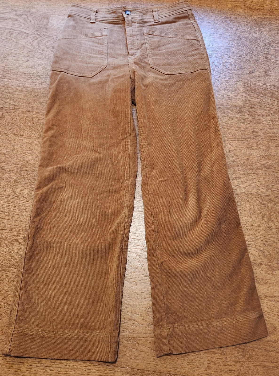 New Patagonia Wide Leg Corduroy Pant Nest Brown Size 6
