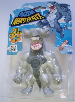 Monster Flex Aqua Series Spyro Silver Super Stretchy Figur im Blister