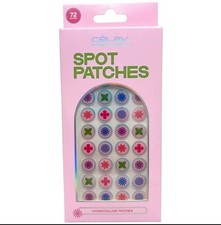 Celavi 72 Piece Shapes Hydrocolloid Acne Spot Treatment Patches