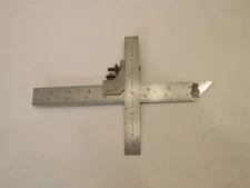 Vintage L.S.S STARRETT No. 4 Rule LUFKIN No.18A Square Clamp MILLER FALLS No 866