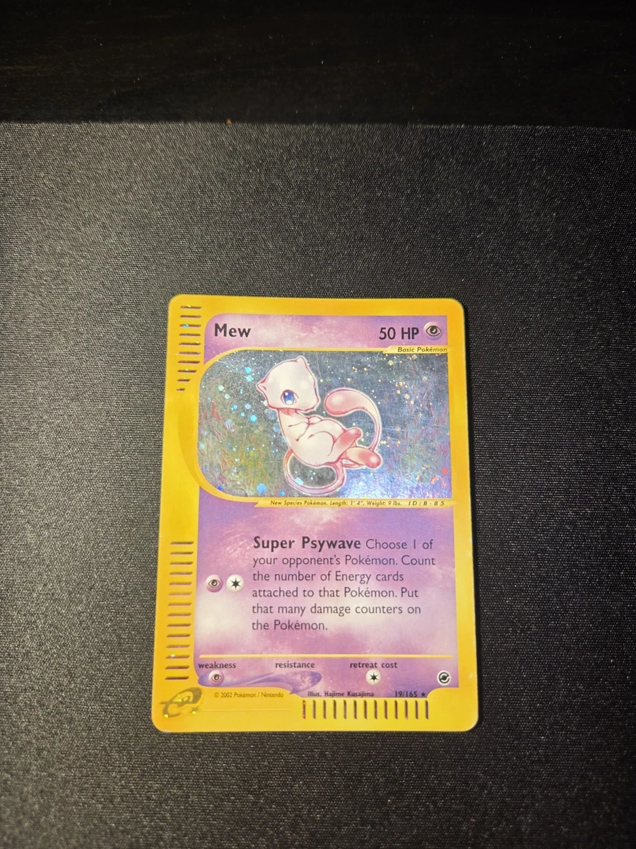 Pokémon Mew Pokémon TCG Expedition Base Set Individual Collectible